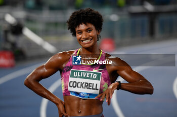 2024-08-30 - Anna COCKRELL (USA) competes in 400m Hurdles Women during the Diamond League Athletics 30th August 2024 at the Olimpic Stadium in Rome - GOLDEN GALA PIETRO MENNEA - INTERNATIONALS - ATHLETICS