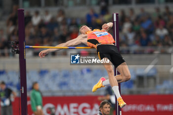 2024-08-30 - Oleh DOROSHCHUK (UKR) competes in High Jump Men during the Diamond League Athletics 30th August 2024 at the Olimpic Stadium in Rome - GOLDEN GALA PIETRO MENNEA - INTERNATIONALS - ATHLETICS