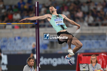 2024-08-30 - Edgar RIVERA (MEX) competes in High Jump Menduring the Diamond League Athletics 30th August 2024 at the Olimpic Stadium in Rome - GOLDEN GALA PIETRO MENNEA - INTERNATIONALS - ATHLETICS