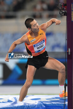 2024-08-30 - Sanghyeok WOO (KOR) competes in High Jump Men during the Diamond League Athletics 30th August 2024 at the Olimpic Stadium in Rome - GOLDEN GALA PIETRO MENNEA - INTERNATIONALS - ATHLETICS