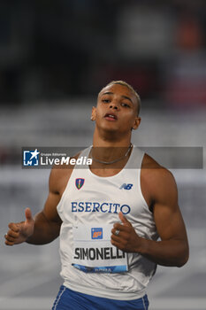 2024-08-30 - Lorenzo Ndele SIMONELLI (ITA) competes in 110m Hurdles Men during the Diamond League Athletics 30th August 2024 at the Olimpic Stadium in Rome - GOLDEN GALA PIETRO MENNEA - INTERNATIONALS - ATHLETICS