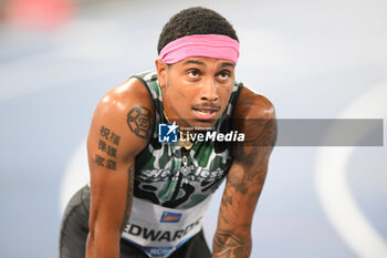 2024-08-30 - Eric EDWARDS (USA) competes in 110m Hurdles Men during the Diamond League Athletics 30th August 2024 at the Olimpic Stadium in Rome - GOLDEN GALA PIETRO MENNEA - INTERNATIONALS - ATHLETICS