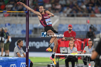 2024-08-30 - Gianmarco TAMBERI (ITA) competes in High Jump Men during the Diamond League Athletics 30th August 2024 at the Olimpic Stadium in Rome - GOLDEN GALA PIETRO MENNEA - INTERNATIONALS - ATHLETICS