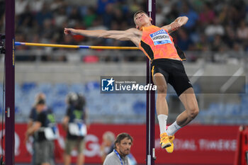 2024-08-30 - Oleh DOROSHCHUK (UKR) competes in High Jump Men during the Diamond League Athletics 30th August 2024 at the Olimpic Stadium in Rome - GOLDEN GALA PIETRO MENNEA - INTERNATIONALS - ATHLETICS