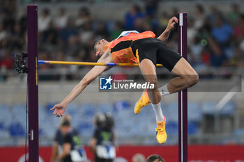 2024-08-30 - Oleh DOROSHCHUK (UKR) competes in High Jump Men during the Diamond League Athletics 30th August 2024 at the Olimpic Stadium in Rome - GOLDEN GALA PIETRO MENNEA - INTERNATIONALS - ATHLETICS