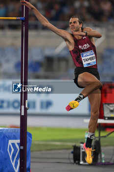 2024-08-30 - Gianmarco TAMBERI (ITA) competes in High Jump Menduring the Diamond League Athletics 30th August 2024 at the Olimpic Stadium in Rome - GOLDEN GALA PIETRO MENNEA - INTERNATIONALS - ATHLETICS