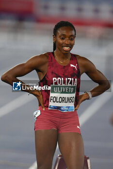 2024-08-30 - Ayomide FOLORUNSO (ITA) competes in 400m Hurdles Women during the Diamond League Athletics 30th August 2024 at the Olimpic Stadium in Rome - GOLDEN GALA PIETRO MENNEA - INTERNATIONALS - ATHLETICS