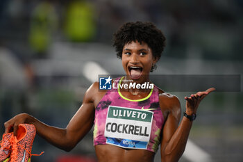 2024-08-30 - Anna COCKRELL (USA) competes in 400m Hurdles Women during the Diamond League Athletics 30th August 2024 at the Olimpic Stadium in Rome - GOLDEN GALA PIETRO MENNEA - INTERNATIONALS - ATHLETICS