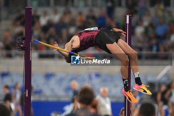 2024-08-30 - Gianmarco TAMBERI (ITA) competes in High Jump Men during the Diamond League Athletics 30th August 2024 at the Olimpic Stadium in Rome - GOLDEN GALA PIETRO MENNEA - INTERNATIONALS - ATHLETICS