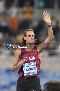 2024-08-30 - Gianmarco TAMBERI (ITA) competes in High Jump Men during the Diamond League Athletics 30th August 2024 at the Olimpic Stadium in Rome - GOLDEN GALA PIETRO MENNEA - INTERNATIONALS - ATHLETICS