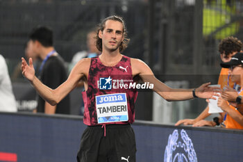 2024-08-30 - Gianmarco TAMBERI (ITA) competes in High Jump Men during the Diamond League Athletics 30th August 2024 at the Olimpic Stadium in Rome - GOLDEN GALA PIETRO MENNEA - INTERNATIONALS - ATHLETICS