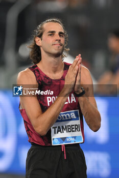 2024-08-30 - Gianmarco TAMBERI (ITA) competes in High Jump Men during the Diamond League Athletics 30th August 2024 at the Olimpic Stadium in Rome - GOLDEN GALA PIETRO MENNEA - INTERNATIONALS - ATHLETICS