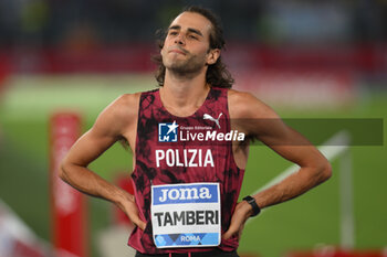 2024-08-30 - Gianmarco TAMBERI (ITA) competes in High Jump Men during the Diamond League Athletics 30th August 2024 at the Olimpic Stadium in Rome - GOLDEN GALA PIETRO MENNEA - INTERNATIONALS - ATHLETICS