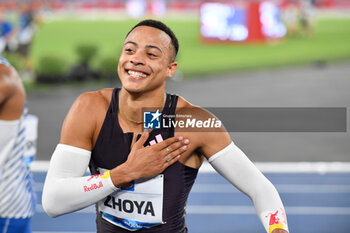 2024-08-30 - Sasha ZHOYA (FRA) competes in 110m Hurdles Men during the Diamond League Athletics 30th August 2024 at the Olimpic Stadium in Rome - GOLDEN GALA PIETRO MENNEA - INTERNATIONALS - ATHLETICS