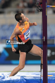 2024-08-30 - Sanghyeok WOO (KOR) competes in High Jump Men during the Diamond League Athletics 30th August 2024 at the Olimpic Stadium in Rome - GOLDEN GALA PIETRO MENNEA - INTERNATIONALS - ATHLETICS