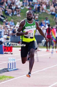 2024-06-28 - Méba-Mickaël Zézé, Heat Men's 100 M during the French Athletics Championships 2024 on June 28, 2024 at Stade du Lac de Maine in Angers, France - ATHLETICS - FRENCH CHAMPIONSHIPS 2024 - INTERNATIONALS - ATHLETICS