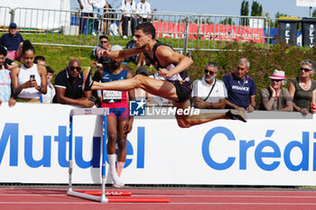 2024-06-28 - Wilfried Happio, Heat Men's 400 M during the French Athletics Championships 2024 on June 28, 2024 at Stade du Lac de Maine in Angers, France - ATHLETICS - FRENCH CHAMPIONSHIPS 2024 - INTERNATIONALS - ATHLETICS