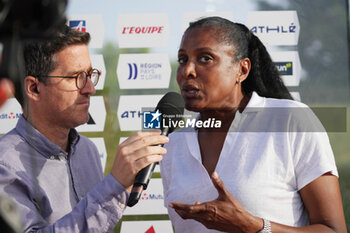 2024-06-28 - Marie-José Pérec during the French Athletics Championships 2024 on June 28, 2024 at Stade du Lac de Maine in Angers, France - ATHLETICS - FRENCH CHAMPIONSHIPS 2024 - INTERNATIONALS - ATHLETICS