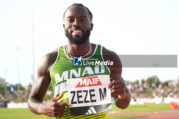 2024-06-28 - Méba-Mickaël Zézé, Men's 100 M during the French Athletics Championships 2024 on June 28, 2024 at Stade du Lac de Maine in Angers, France - ATHLETICS - FRENCH CHAMPIONSHIPS 2024 - INTERNATIONALS - ATHLETICS