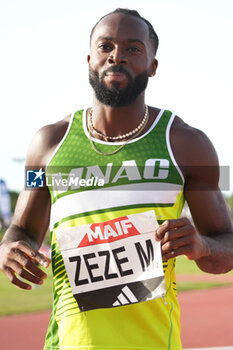 2024-06-28 - Méba-Mickaël Zézé, Men's 100 M during the French Athletics Championships 2024 on June 28, 2024 at Stade du Lac de Maine in Angers, France - ATHLETICS - FRENCH CHAMPIONSHIPS 2024 - INTERNATIONALS - ATHLETICS