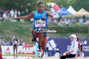 2024-06-28 - Rouguy Diallo, Women's Triple Jump during the French Athletics Championships 2024 on June 28, 2024 at Stade du Lac de Maine in Angers, France - ATHLETICS - FRENCH CHAMPIONSHIPS 2024 - INTERNATIONALS - ATHLETICS