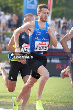 2024-06-28 - Baptiste Mischler, Heat Men's 1500 during the French Athletics Championships 2024 on June 28, 2024 at Stade du Lac de Maine in Angers, France - ATHLETICS - FRENCH CHAMPIONSHIPS 2024 - INTERNATIONALS - ATHLETICS