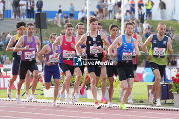 2024-06-28 - Baptiste Mischler, Maël Gouyette, Heat Men's 1500 during the French Athletics Championships 2024 on June 28, 2024 at Stade du Lac de Maine in Angers, France - ATHLETICS - FRENCH CHAMPIONSHIPS 2024 - INTERNATIONALS - ATHLETICS