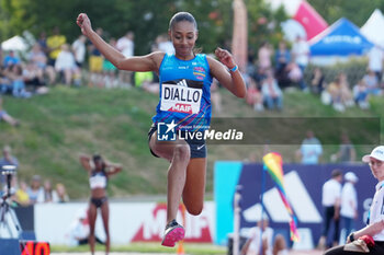 2024-06-28 - Rouguy Diallo, Women's Triple Jump during the French Athletics Championships 2024 on June 28, 2024 at Stade du Lac de Maine in Angers, France - ATHLETICS - FRENCH CHAMPIONSHIPS 2024 - INTERNATIONALS - ATHLETICS