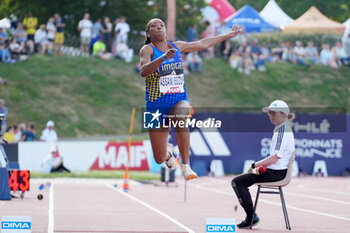 2024-06-28 - Jeanine Assani-Issouf, Women's Triple Jump during the French Athletics Championships 2024 on June 28, 2024 at Stade du Lac de Maine in Angers, France - ATHLETICS - FRENCH CHAMPIONSHIPS 2024 - INTERNATIONALS - ATHLETICS