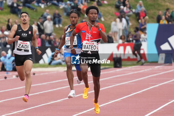 29/06/2024 - Pablo Matéo, Heat Men's 200 M during the French Athletics Championships 2024 on June 29, 2024 at Stade du Lac de Maine in Angers, France - ATHLETICS - FRENCH CHAMPIONSHIPS 2024 - INTERNAZIONALI - ATLETICA