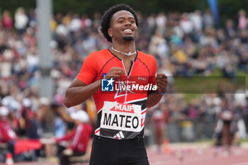 29/06/2024 - Pablo Matéo, Heat Men's 200 M during the French Athletics Championships 2024 on June 29, 2024 at Stade du Lac de Maine in Angers, France - ATHLETICS - FRENCH CHAMPIONSHIPS 2024 - INTERNAZIONALI - ATLETICA