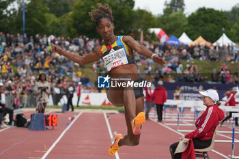 29/06/2024 - Éloyse Lesueur-Aymonin, Women's Long Jump during the French Athletics Championships 2024 on June 29, 2024 at Stade du Lac de Maine in Angers, France - ATHLETICS - FRENCH CHAMPIONSHIPS 2024 - INTERNAZIONALI - ATLETICA