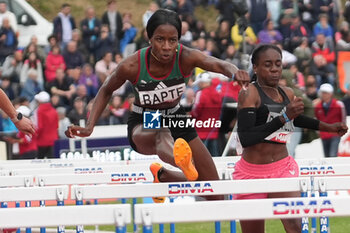 29/06/2024 - Laëticia Bapté, Heat Women's 100 M Hurdles during the French Athletics Championships 2024 on June 29, 2024 at Stade du Lac de Maine in Angers, France - ATHLETICS - FRENCH CHAMPIONSHIPS 2024 - INTERNAZIONALI - ATLETICA