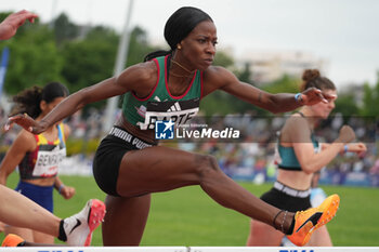 29/06/2024 - Laëticia Bapté, Heat Women's 100 M Hurdles during the French Athletics Championships 2024 on June 29, 2024 at Stade du Lac de Maine in Angers, France - ATHLETICS - FRENCH CHAMPIONSHIPS 2024 - INTERNAZIONALI - ATLETICA