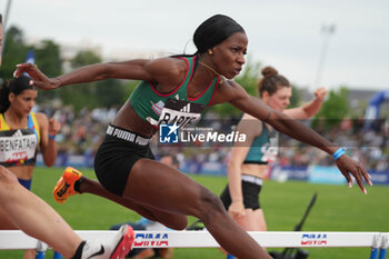 29/06/2024 - Laëticia Bapté, Heat Women's 100 M Hurdles during the French Athletics Championships 2024 on June 29, 2024 at Stade du Lac de Maine in Angers, France - ATHLETICS - FRENCH CHAMPIONSHIPS 2024 - INTERNAZIONALI - ATLETICA