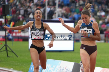 29/06/2024 - Anaïs Bourgoin, Charlotte Pizzo, Women's 800 M during the French Athletics Championships 2024 on June 29, 2024 at Stade du Lac de Maine in Angers, France - ATHLETICS - FRENCH CHAMPIONSHIPS 2024 - INTERNAZIONALI - ATLETICA