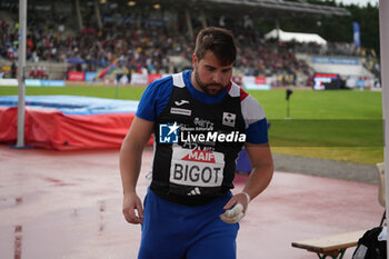 29/06/2024 - Quentin Bigot, Men's Hammer Throw during the French Athletics Championships 2024 on June 29, 2024 at Stade du Lac de Maine in Angers, France - ATHLETICS - FRENCH CHAMPIONSHIPS 2024 - INTERNAZIONALI - ATLETICA