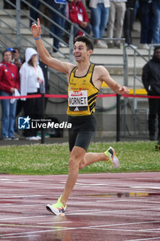 29/06/2024 - Romain Mornet, Men's 1500 M during the French Athletics Championships 2024 on June 29, 2024 at Stade du Lac de Maine in Angers, France - ATHLETICS - FRENCH CHAMPIONSHIPS 2024 - INTERNAZIONALI - ATLETICA