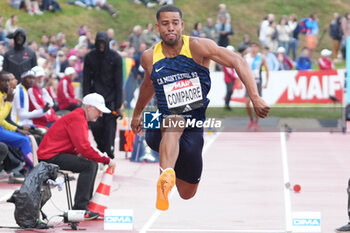 29/06/2024 - Benjamin Compaoré, Men's Triple Jump during the French Athletics Championships 2024 on June 29, 2024 at Stade du Lac de Maine in Angers, France - ATHLETICS - FRENCH CHAMPIONSHIPS 2024 - INTERNAZIONALI - ATLETICA