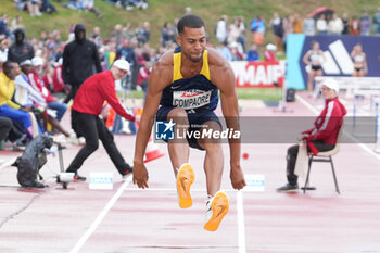 29/06/2024 - Benjamin Compaoré, Men's Triple Jump during the French Athletics Championships 2024 on June 29, 2024 at Stade du Lac de Maine in Angers, France - ATHLETICS - FRENCH CHAMPIONSHIPS 2024 - INTERNAZIONALI - ATLETICA