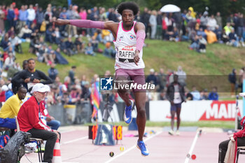 29/06/2024 - Melvin Raffin, Men's Triple Jump during the French Athletics Championships 2024 on June 29, 2024 at Stade du Lac de Maine in Angers, France - ATHLETICS - FRENCH CHAMPIONSHIPS 2024 - INTERNAZIONALI - ATLETICA