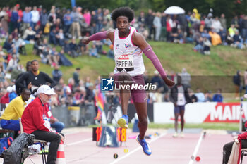 29/06/2024 - Melvin Raffin, Men's Triple Jump during the French Athletics Championships 2024 on June 29, 2024 at Stade du Lac de Maine in Angers, France - ATHLETICS - FRENCH CHAMPIONSHIPS 2024 - INTERNAZIONALI - ATLETICA