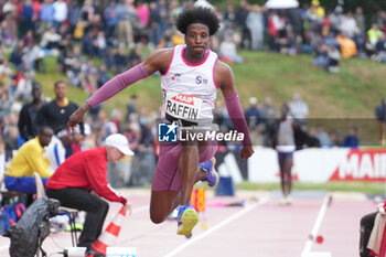 29/06/2024 - Melvin Raffin, Men's Triple Jump during the French Athletics Championships 2024 on June 29, 2024 at Stade du Lac de Maine in Angers, France - ATHLETICS - FRENCH CHAMPIONSHIPS 2024 - INTERNAZIONALI - ATLETICA