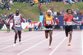 29/06/2024 - Ryan Zézé, Hachim Maaroufou, Pablo Matéo, Men's 200 M during the French Athletics Championships 2024 on June 29, 2024 at Stade du Lac de Maine in Angers, France - ATHLETICS - FRENCH CHAMPIONSHIPS 2024 - INTERNAZIONALI - ATLETICA