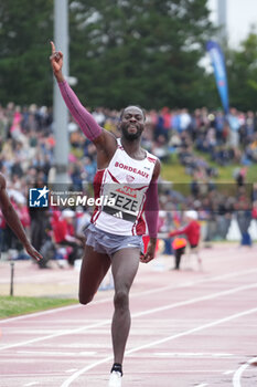 29/06/2024 - Ryan Zézé, Men's 200 M during the French Athletics Championships 2024 on June 29, 2024 at Stade du Lac de Maine in Angers, France - ATHLETICS - FRENCH CHAMPIONSHIPS 2024 - INTERNAZIONALI - ATLETICA