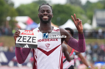 29/06/2024 - Ryan Zézé, Men's 200 M during the French Athletics Championships 2024 on June 29, 2024 at Stade du Lac de Maine in Angers, France - ATHLETICS - FRENCH CHAMPIONSHIPS 2024 - INTERNAZIONALI - ATLETICA