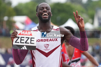 29/06/2024 - Ryan Zézé, Men's 200 M during the French Athletics Championships 2024 on June 29, 2024 at Stade du Lac de Maine in Angers, France - ATHLETICS - FRENCH CHAMPIONSHIPS 2024 - INTERNAZIONALI - ATLETICA