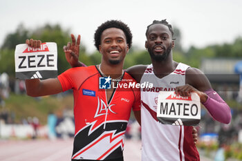 29/06/2024 - Pablo Matéo, Ryan Zézé, Men's 200 M during the French Athletics Championships 2024 on June 29, 2024 at Stade du Lac de Maine in Angers, France - ATHLETICS - FRENCH CHAMPIONSHIPS 2024 - INTERNAZIONALI - ATLETICA