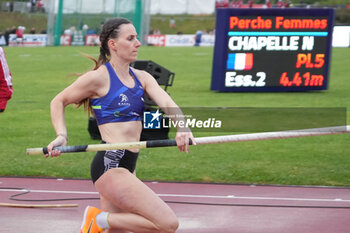 29/06/2024 - Ninon Chapelle, Women's Pole Vault during the French Athletics Championships 2024 on June 29, 2024 at Stade du Lac de Maine in Angers, France - ATHLETICS - FRENCH CHAMPIONSHIPS 2024 - INTERNAZIONALI - ATLETICA