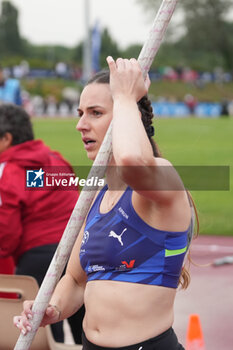 29/06/2024 - Ninon Chapelle, Women's Pole Vault during the French Athletics Championships 2024 on June 29, 2024 at Stade du Lac de Maine in Angers, France - ATHLETICS - FRENCH CHAMPIONSHIPS 2024 - INTERNAZIONALI - ATLETICA